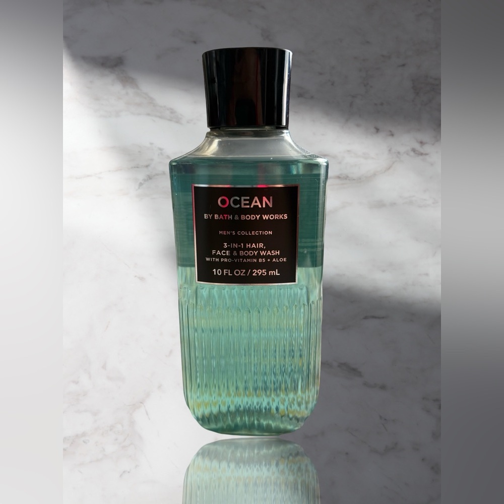 Bath & Body Works Ocean Blue 3-in-1 Hair,Face & Body Wash 10FL oz /295 ml